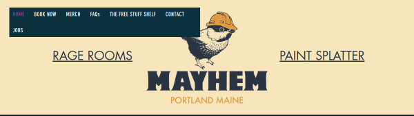 Mayhem — rage room in Portland