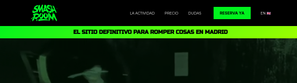 Smash Room Madrid (New Dimension) — rage room in Madrid