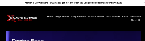 Xcape & Rage San Diego — rage room in San Diego
