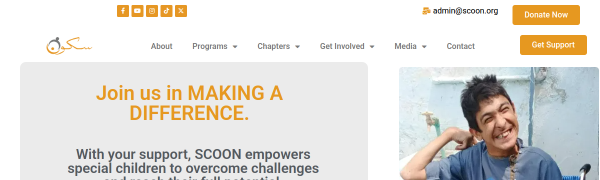 Scoon website screenshot