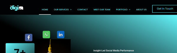 The Digi Elephant website screenshot