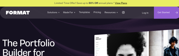 Screenshot of Format website