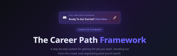 Career Path Framework Preview