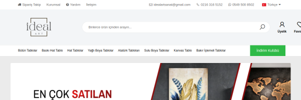 Sanat Galerisi (E-ticaret)
