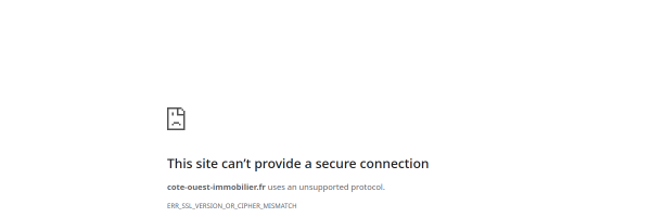 Côte Ouest Immobilier - Site immobilier WordPress