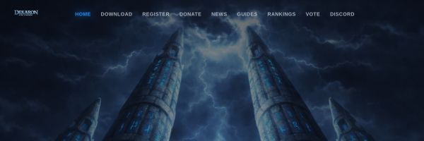 Dekaron Lost Legends website