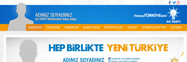 AKP Aday Tanıtım
