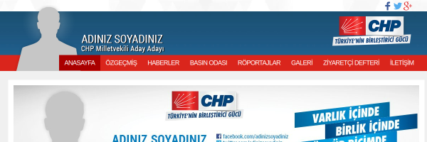 CHP Aday Tanıtım