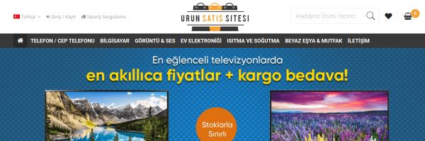 Ürün Satış Sitesi