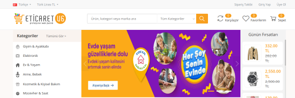 Profesyonel E-Ticaret V6