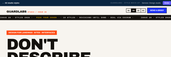 Studio — Editorial
