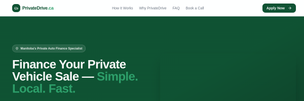 PrivateDrive.ca screenshot