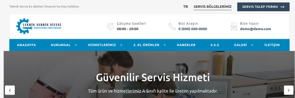 Teknik Servis Sitesi V1