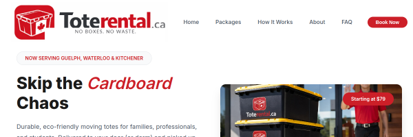 ToteRental.ca website