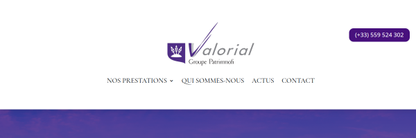 Valorial - Site immobilier WordPress