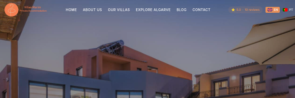 Website Villas Marim
