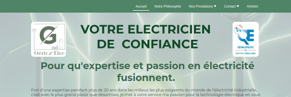 Site Géric-Elec