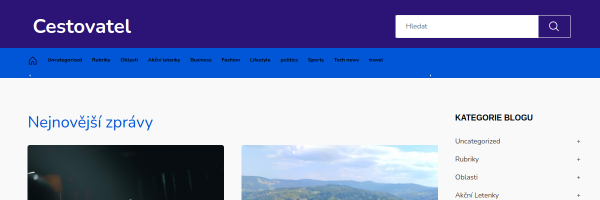 Cestovatel.cz screenshot