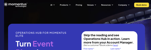 Operations Hub product page screenshot