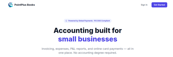 PointPlus Books website preview