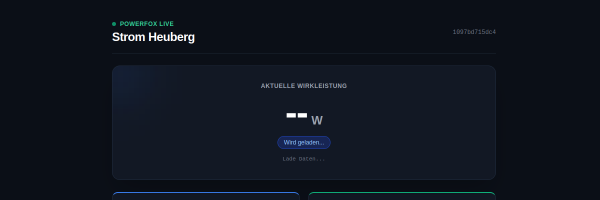 Screenshot Stromzähler Heuberg