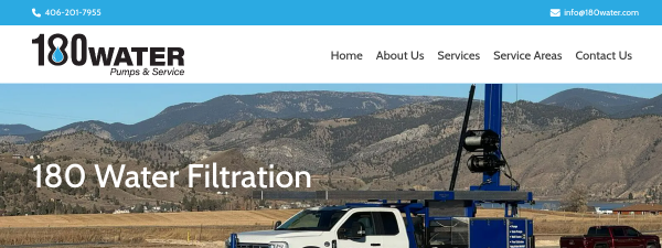Snapshot of 180water.com