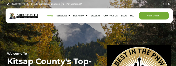 Snapshot of arborsmithpro.com
