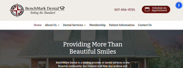Snapshot of benchmark-dental.com