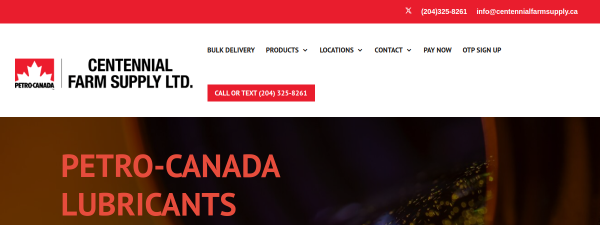 Snapshot of centennialfarmsupply.ca