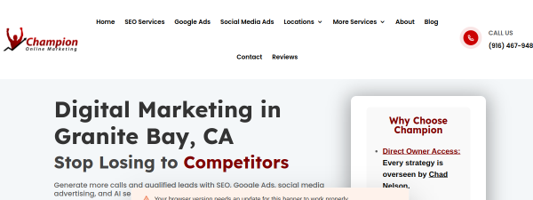Snapshot of championonlinemarketing.com