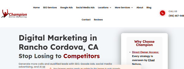 Snapshot of championonlinemarketing.com