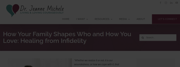 Snapshot of drjeannemichele.com