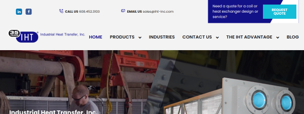 Snapshot of iht-inc.com