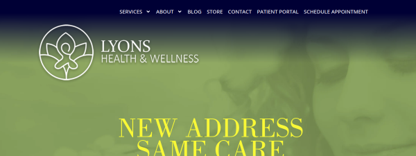Snapshot of lyonshealthandwellness.com