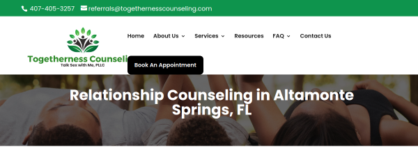 Snapshot of togethernesscounseling.com