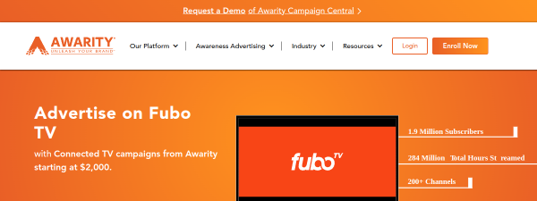 Snapshot of awarity.com