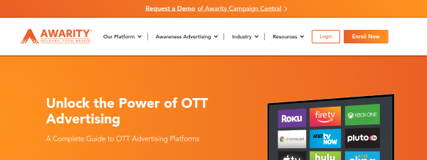 Snapshot of awarity.com