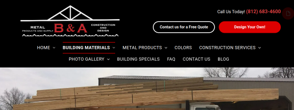 Snapshot of banda-construction.com
