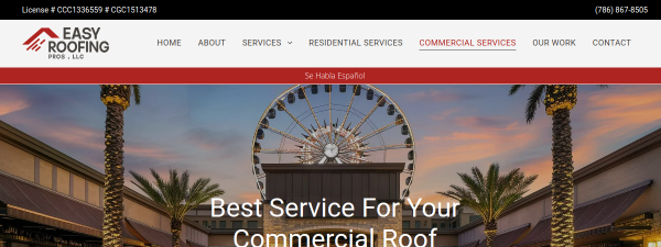 Snapshot of easyroofingpros.com