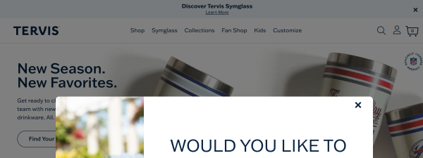 Snapshot of tervis.com