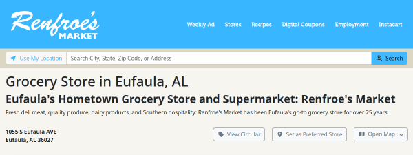 Snapshot of www3.renfroesmarket.com