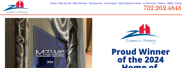 Snapshot of zarrillihomes.com