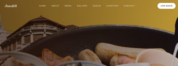 Chu Cafe 网站 preview