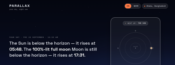 Screenshot of Parallax