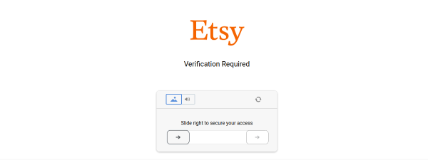 Etsy website preview