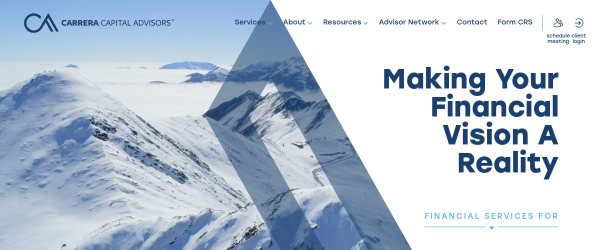 Carrera Capital Website Screenshot
