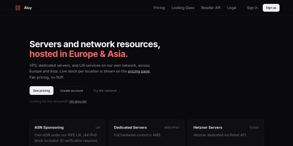 Aluy — Custom VPS