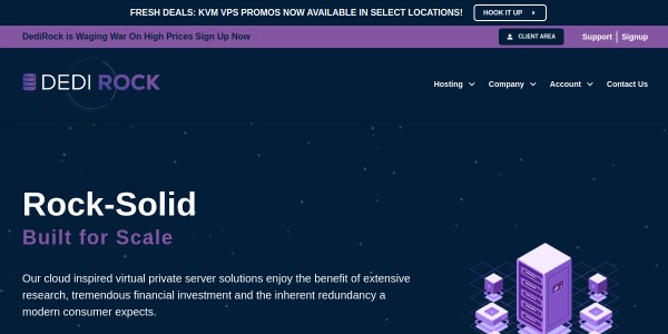 Dedirock — Promo VPS Saver NY BF