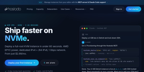 Hostodo — 1GB