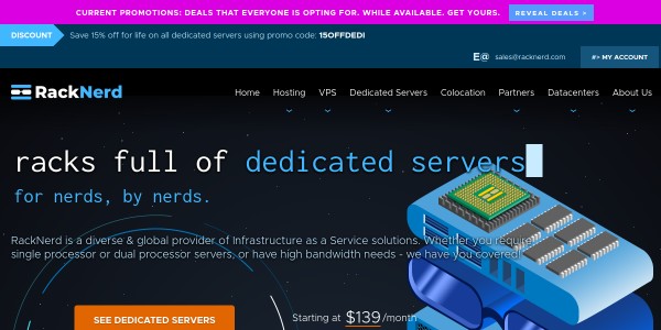 Racknerd — 1 GB KVM VPS